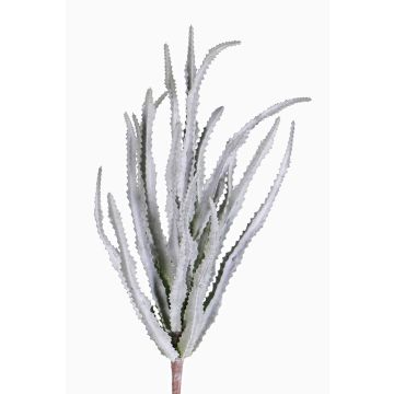 Fake euphorbia trigona REESE on spike, grey-green, 12"/30cm, Ø8"/20cm