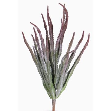 Fake euphorbia trigona REESE on spike, red-green, 12"/30cm, Ø8"/20cm