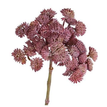 Plastic sedum DANICA, dark red, 8"/20cm, Ø4"/10cm Plastic sedum DANICA, dark red, 8"/20cm, Ø4"/10cm