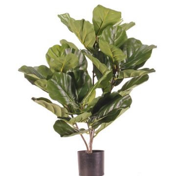 Artificial ficus lyrata RHYS, crossdoor, green, 28"/70cm Artificial ficus lyrata RHYS, crossdoor, green, 28"/70cm