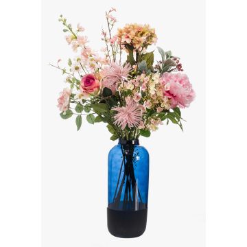 Artificial flower bouquet FEME, light pink, 3ft/90cm, Ø16"/40cm