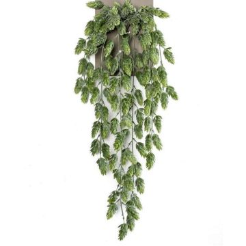 Artificial hops hanging plant VANIR on spike, green, 28"/70cm Artificial hops hanging plant VANIR on spike, green, 28"/70cm