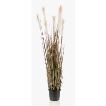 Artificial feather grass WELLORI with panicles, green, 4ft/120cm