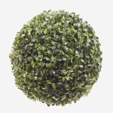 Artificial boxwood ball FRITZ on plastic grid, Ø8"/20cm