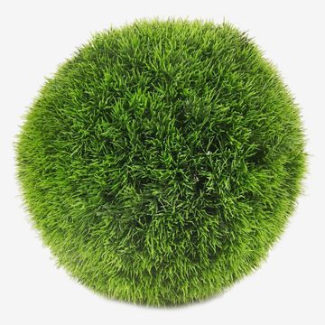 Artificial reed grass ball OPAL, green, Ø12"/30cm