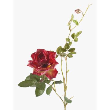 Silk rose spray BEATA, pink, 30"/75cm