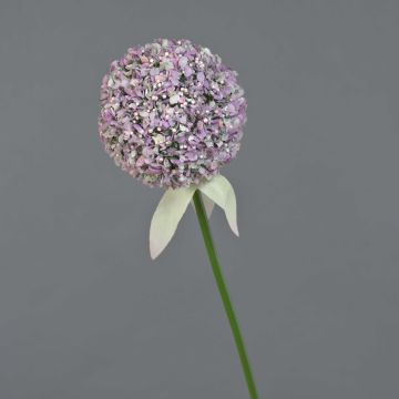 Artificial allium DURBAN, light violet, 28"/70cm