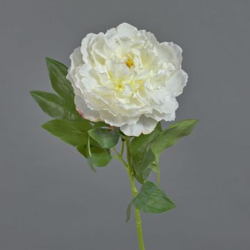 Artificial peony DIVIN, cream, 26"/65cm Artificial peony DIVIN, cream, 26"/65cm