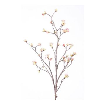 Artificial maple spray LIUVA with flowers, light pink, 4ft/110cm Artificial maple spray LIUVA with flowers, light pink, 4ft/110cm
