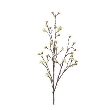 Artificial maple spray LIUVA with flowers, cream, 4ft/110cm Artificial maple spray LIUVA with flowers, cream, 4ft/110cm