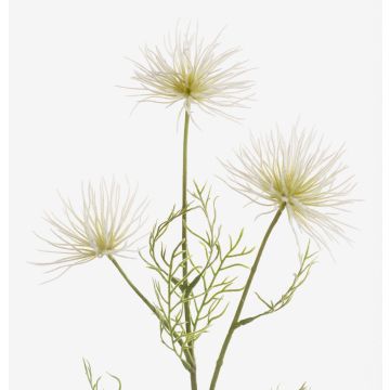 Artificial flower Chrysanthemum HARARE, cream, 26"/65cm