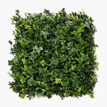 Artificial ivy and boxwood hedge / mat DAOIZ, crossdoor, 20"x20"/50x50cm Artificial ivy and boxwood hedge / mat DAOIZ, crossdoor, 20"x20"/50x50cm