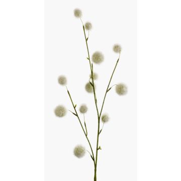 Artificial viburnum spray ATERIDA, white, 31"/80cm