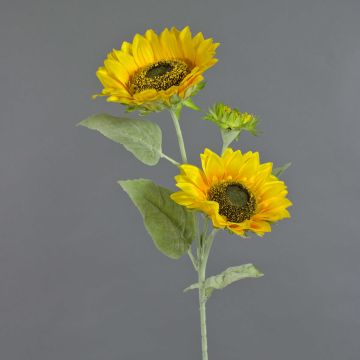 Artificial sunflower IVONA, yellow, 24"/60cm Artificial sunflower IVONA, yellow, 24"/60cm