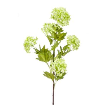 Artificial viburnum spray ZENIA, light green, 33"/85cm Artificial viburnum spray ZENIA, light green, 33"/85cm