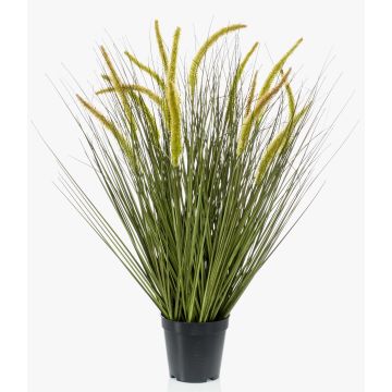 Artificial foxtail grass CAREL with panicles, green, 28"/70cm