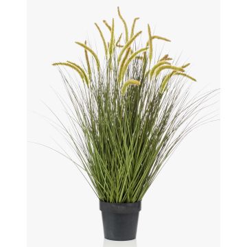Artificial foxtail grass CAREL with panicles, green, 3ft/100cm