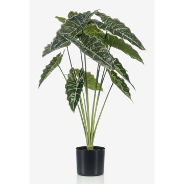Artificial alocasia Sanderiana FIORELLA, green, 31"/80cm
