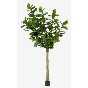 Artificial Ficus Lyrata ENRIKO, artificial stem, green, 10ft/300cm