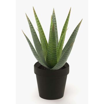 Artificial aloe variegata MARTINEZ, green, 10"/25cm, Ø7"/17cm Artificial aloe variegata MARTINEZ, green, 10"/25cm, Ø7"/17cm