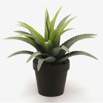 Plastic agave SEDA, green, 8"/20cm, Ø10"/25cm