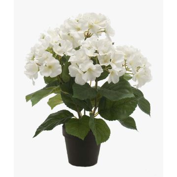 Artificial hydrangea JONE, cream, 16"/40cm