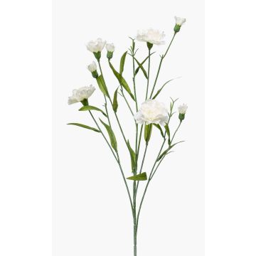 Artificial carnation KANO, cream, 28"/70cm