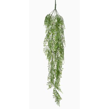 Artificial maidenhair fern hanging plant LEDA on spike, green, 3ft/105cm