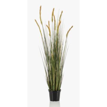 Artificial foxtail grass ANAELLA with panicles, green, 4ft/120cm