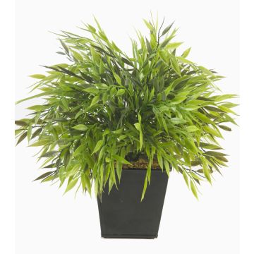 Artificial bamboo HANAKO in zinc pot, 10"/25cm