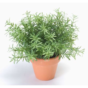 Artificial rosemary JOSHUA in clay pot, green, 9"/23cm, Ø7"/17cm Artificial rosemary JOSHUA in clay pot, green, 9"/23cm, Ø7"/17cm