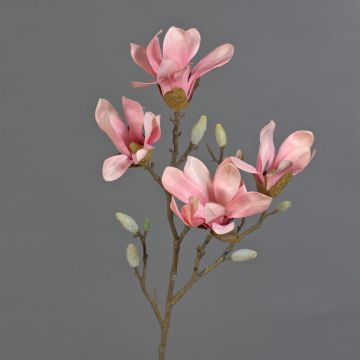 Artificial star magnolia AZULA, light pink, 24"/60cm, Ø2.8"-3.5"/7-9cm