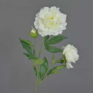 Fake peony ONYX, white, 28"/70cm, Ø4"-5.1"/10-13cm Fake peony ONYX, white, 28"/70cm, Ø4"-5.1"/10-13cm