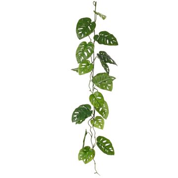 Artificial Philodendron Monstera Deliciosa garland CASTOR, 4ft/115cm
