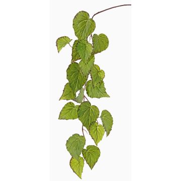 Artificial begonia rex spray KATRICE, green-red, 4ft/110cm