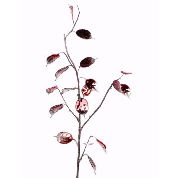Artificial honesty branch SALEM, red-silver, 3ft/90cm
