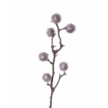 Artificial thistle branch ROBBY, silver, 31"/80 cm, Ø 1.6"/4 cm Artificial thistle branch ROBBY, silver, 31"/80 cm, Ø 1.6"/4 cm