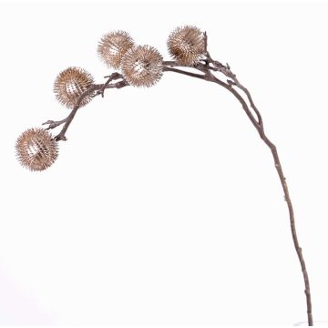 Artificial thistle branch ROBBY, copper, 3ft/100cm, Ø2.4"/6cm Artificial thistle branch ROBBY, copper, 3ft/100cm, Ø2.4"/6cm