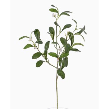 Artificial mistletoe stem SAJAN with berries, green, 22"/55cm