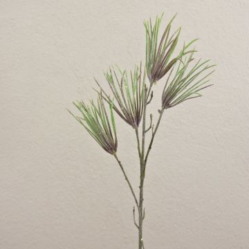 Artificial pine branch PEER, glitter, green, 31"/80cm Artificial pine branch PEER, glitter, green, 31"/80cm