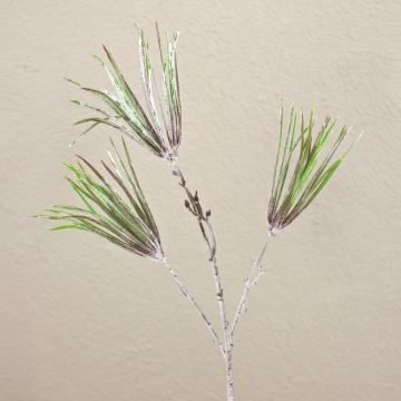 Artificial pine branch PEER, frosted, green-grey, 20"/50cm Artificial pine branch PEER, frosted, green-grey, 20"/50cm