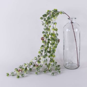 Artificial hanging plant larch WINTHIR, cone, snow-covered, green, 3ft/100cm Artificial hanging plant larch WINTHIR, cone, snow-covered, green, 3ft/100cm