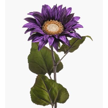 Velvet sunflower MAHEALANI, dark purple-gold, 30"/75cm