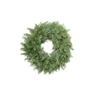 Decorative juniper wreath NALFES, green, Ø16"/40cm Decorative juniper wreath NALFES, green, Ø16"/40cm
