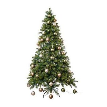 Artificial tree Fir APALMO, LEDs, green-cream, 5ft/150cm