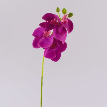 Artificial Phalaenopsis orchid spray OPHELIA, pink, 16"/40cm