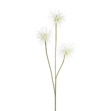 Decorative branch Globe thistle TRELMO, white, 31"/80cm Decorative branch Globe thistle TRELMO, white, 31"/80cm