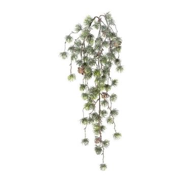 Artificial hanging plant Larch JALPRE, spike, cones, frosted, white-green, 22"/55cm Artificial hanging plant Larch JALPRE, spike, cones, frosted, white-green, 22"/55cm