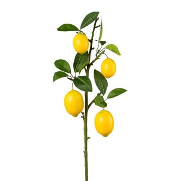 Decorative lemon branch JALVEN with fruits, yellow, 28"/70cm Decorative lemon branch JALVEN with fruits, yellow, 28"/70cm