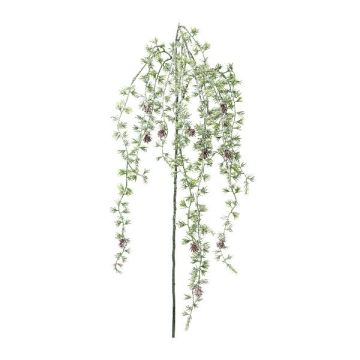 Artificial branch Cedar VOLDEN with cones, frosted, white-green, 4ft/130cm Artificial branch Cedar VOLDEN with cones, frosted, white-green, 4ft/130cm